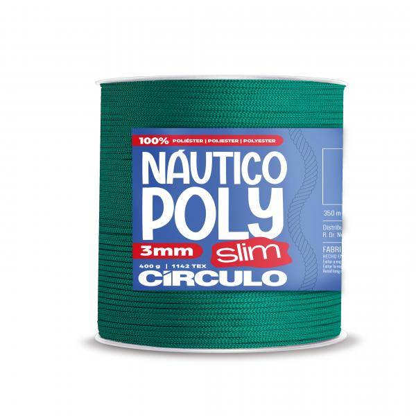 FIO NAUTICO POLY SLIM 3MM - COR 5363 ESMERALDA